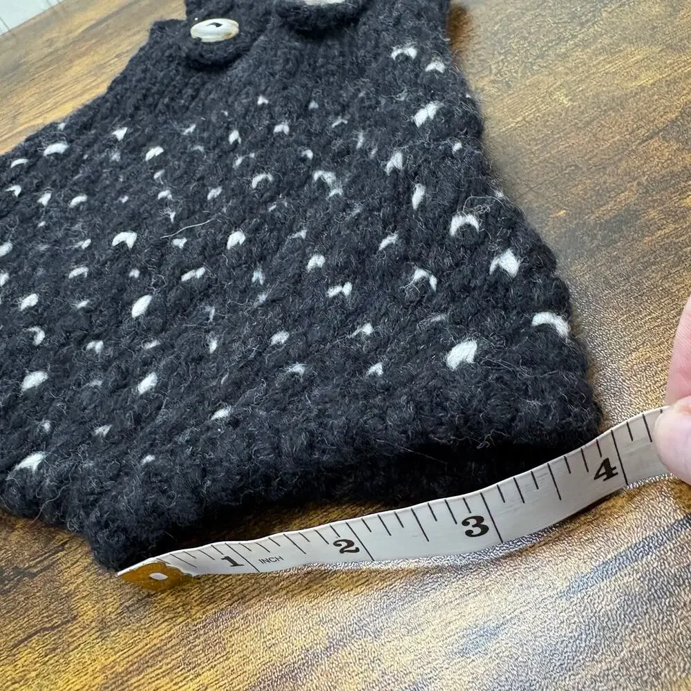 Buho Barcelona Knit Romper Size 6 Months Overalls Wool Blend Winter Classic‎